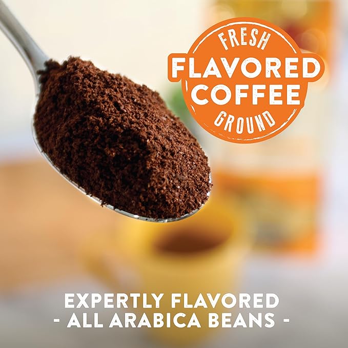 Two Rivers Coffee French Toast Flavored Ground Coffee, Perfectly Balanced, Always Smooth, Made with 100% Arabica Beans - Flavor Enhanced, 10 Ounce Bag