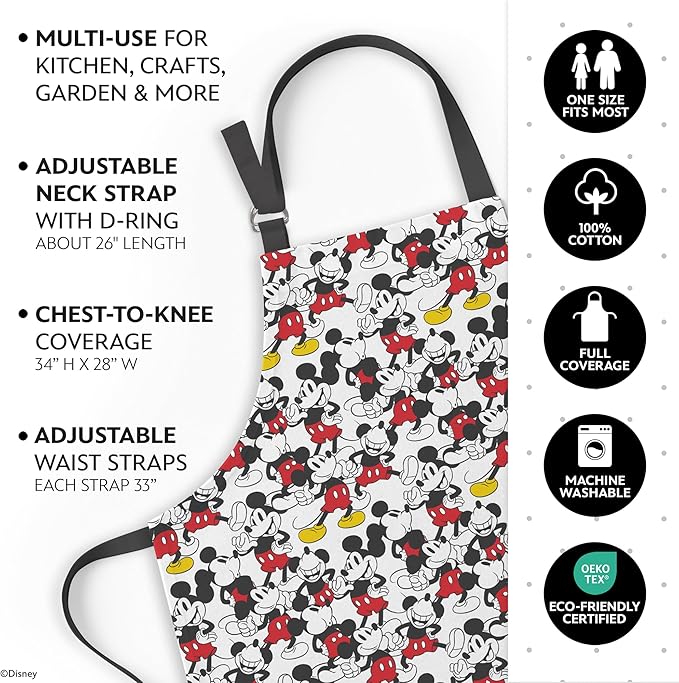 Best Brands Unisex Disney Mini Mitt & Apron Set