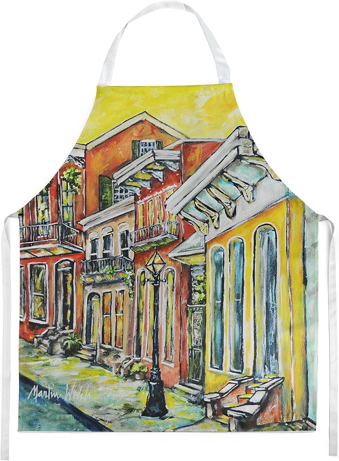 Caroline's Treasures Remember When Apron Cooking Kitchen Server Baking Crafts Gardening for Adult Women Men, Unisex, Large, Multicolor