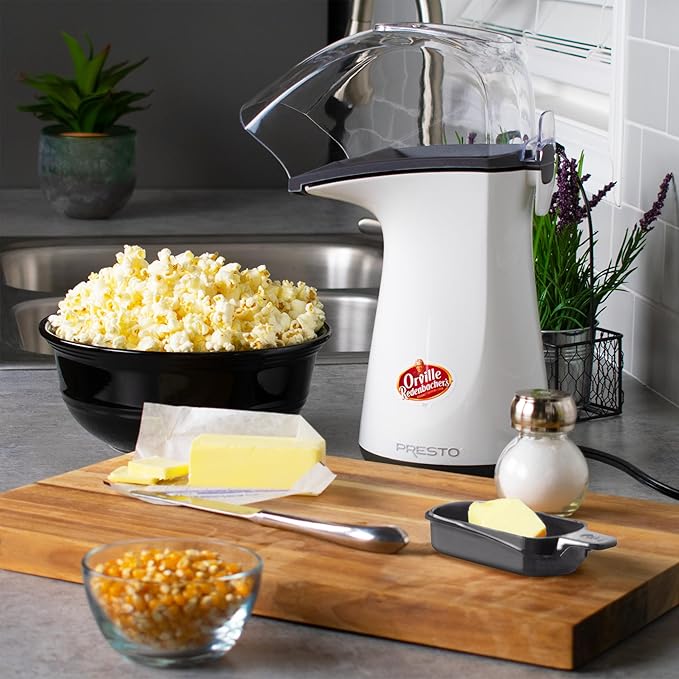 Presto 04821 Orville Redenbacher's Hot Air Popper,1 Liters,White,(Pack of 2)