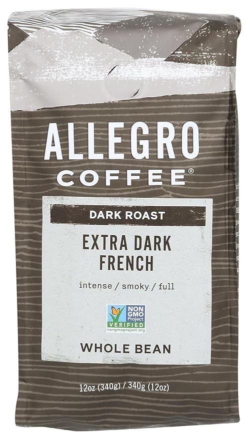 Allegro Coffee Extra Dark French Whole Bean Coffee, 12 oz