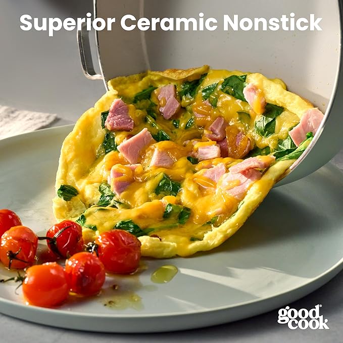 GoodCook Removable Handle – Replacement for Good Cook Removable Handle Ceramic Cookware Set, Detachable, Secure Click-On Heat-Resistant, Durable & Easy to Attach, 1-Piece, Sage Green