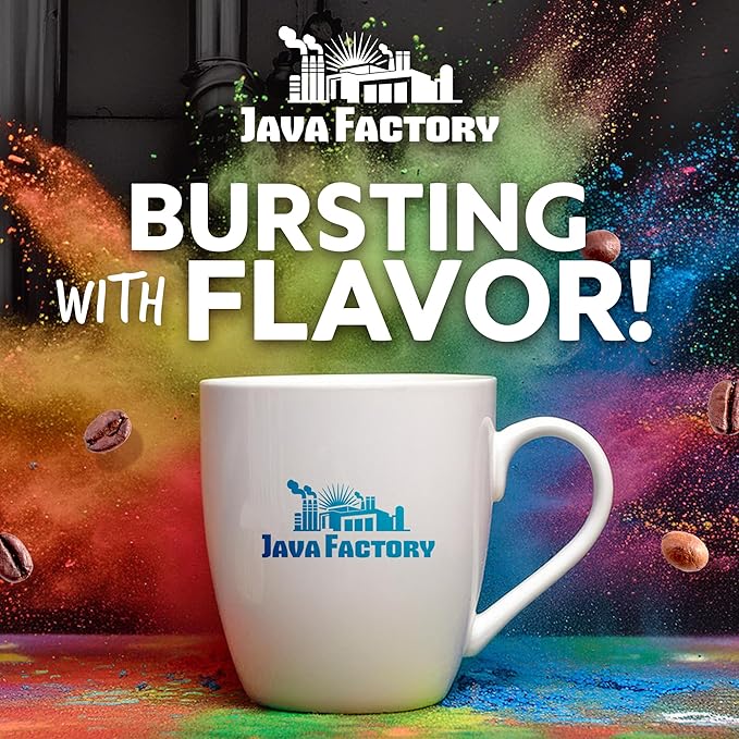 Java Factory Coffee Pods Dark Roast Coffee for Keurig K Cup Brewers, Hello Darkness, 80 Count