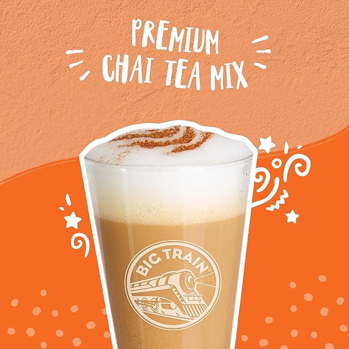 Big Train Spiced Chai Tea Latte Beverage Mix, 3.5 Pound (Pack of 1)