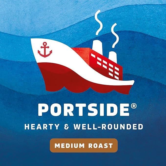 Seattle’s Best Coffee, Medium Roast K-Cup Coffee Pods, Portside, 100% Arabica, 6 Boxes (60 Pods Total)