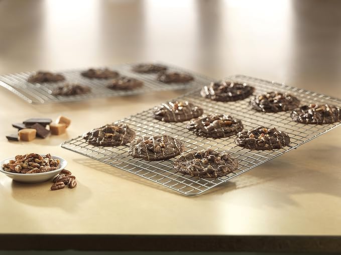 USA Pan Oven Safe Jelly Roll Cooling Rack, Nonstick Stainless Steel
