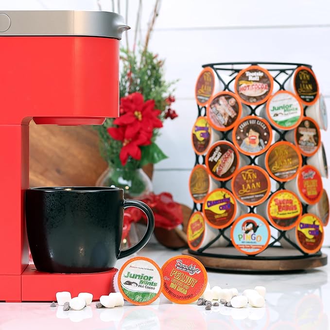 Two Rivers Coffee Cozy Collection Holiday Hot Cocoa Pods Compatible with Keurig K Cup Brewers, Assorted Flavors, 40 Count (Pack of 1)