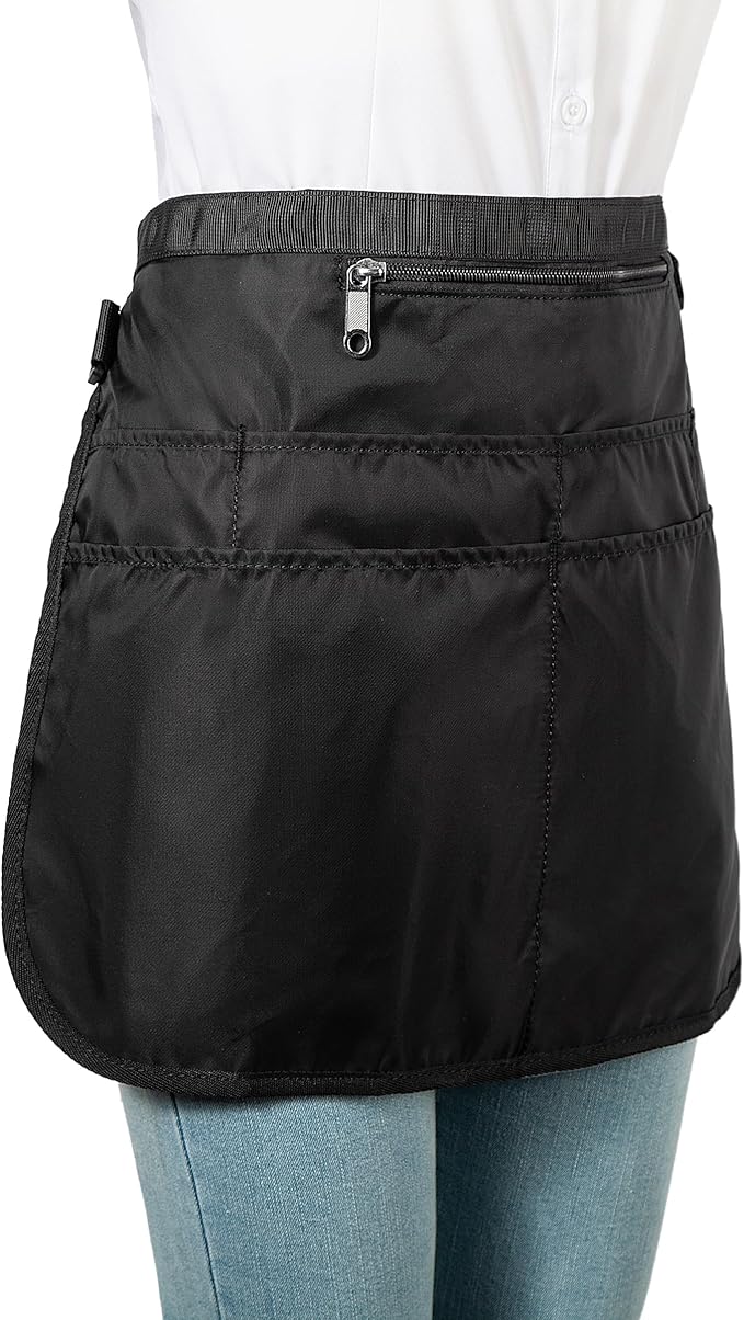 Bafelia Waterproof Cleaning Apron with 7 Pockets, Cleaning Supplies for Housekeeping, Lightweight and Durable Maid Apron
