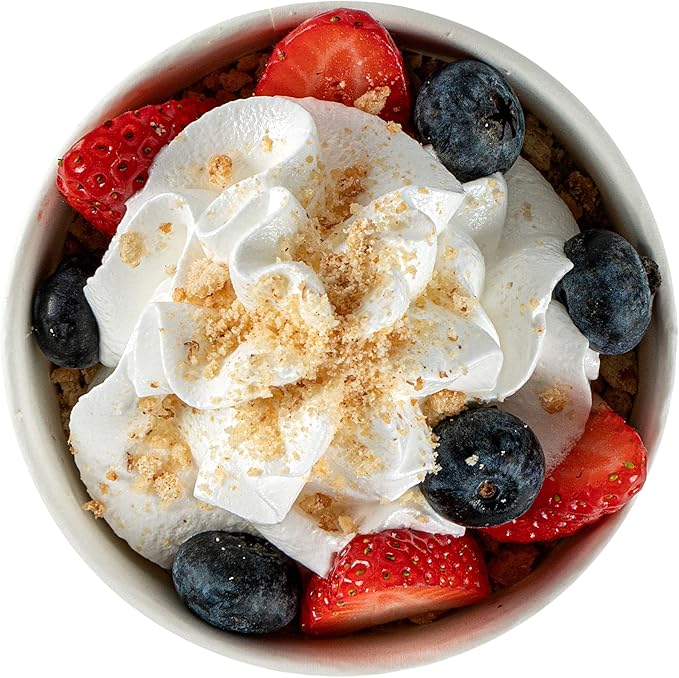 Coppetta 5 Ounce Dessert Cups, 200 Disposable Ice Cream Cups - Lids Sold Separately, Sturdy, Frenchie Paper FroYo Bowls, For Hot And Cold Foods, Perfect For Gelato Or Mousse - Restaurantware