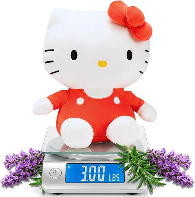 Hello Kitty Bedding Weighted Cuddle Pillow – 3lb Soft Plush & Cozy Sanrio Pillow for Comfort, (Officially Licensed Product) By Franco Calm