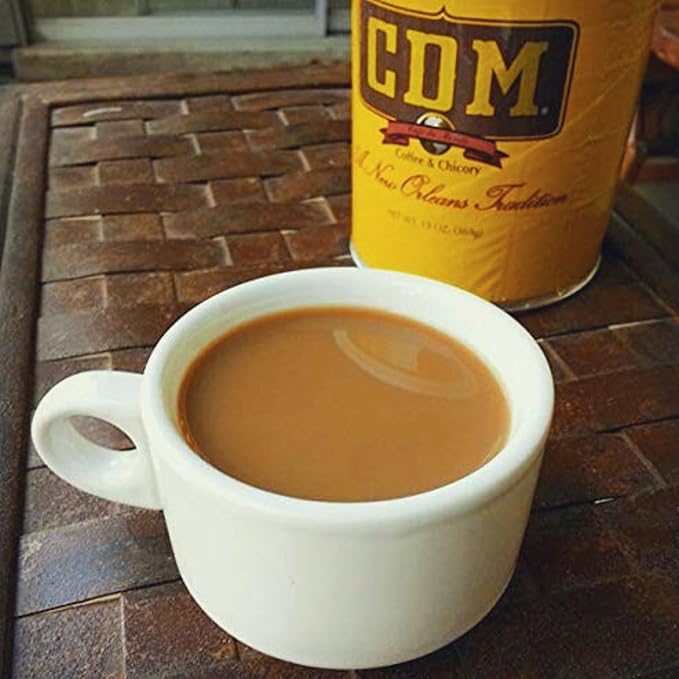 CDM Ground Coffee & Chicory Regular Grind, 34.5oz Can (Pack of 1)