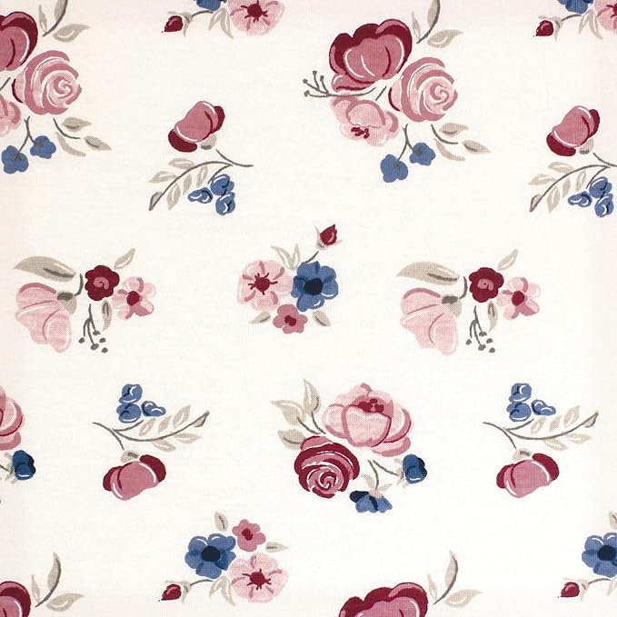 Hudson Baby Unisex Baby Cotton Toddler Pillow Case, Dusty Rose Floral, One Size