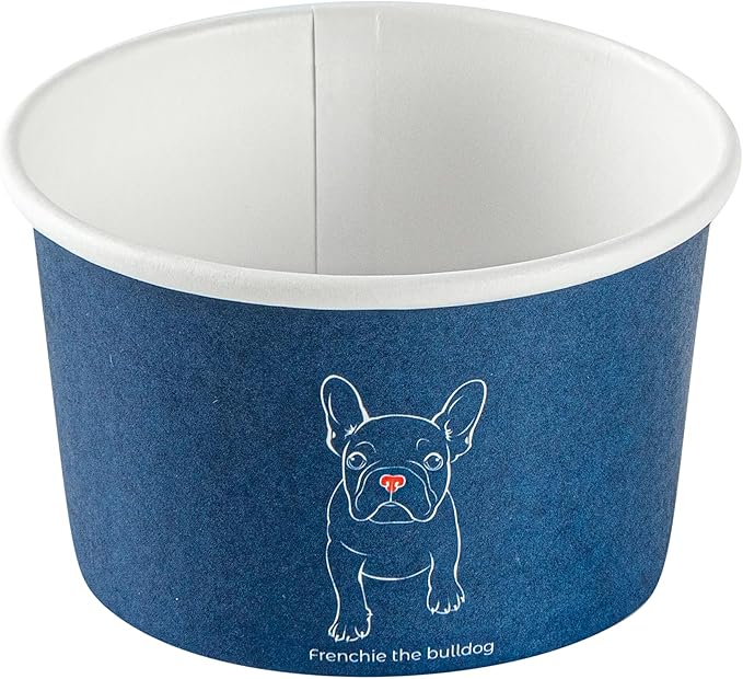 Restaurantware Blue 200 Count To Go Cup Disposable 3 x 3 x 1.8 Inches Paper Mini Cup Grease-Resistant Cup Recyclable Durable Design, Lids Sold Separately