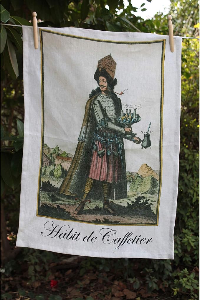 Habit de Caffetier Linen Towel