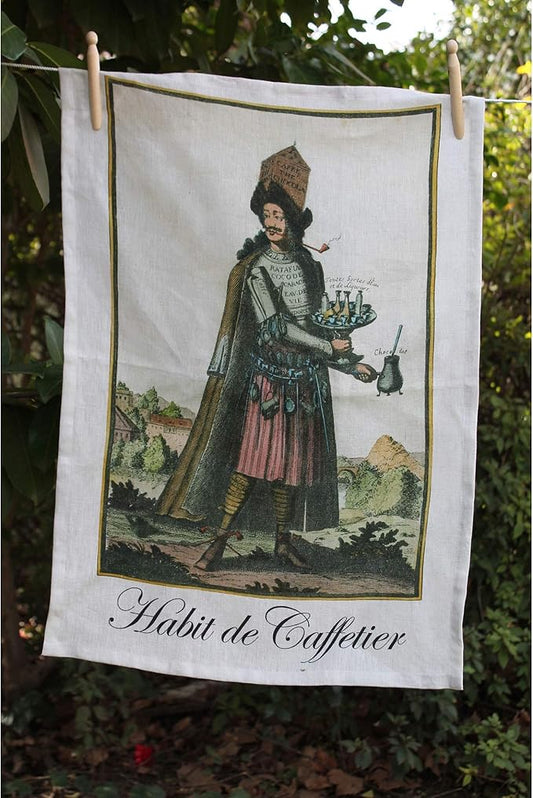 Habit de Caffetier Linen Towel