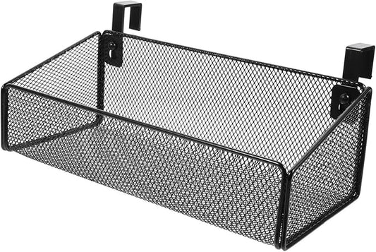 Ipetboom Metal Mesh Basket Phone Organizer Tray Mobile Phones Holder Bedside Hanging Bedside Pocket Organizer Bunk Bed Hanging Organizer Dorm Room Bed Cabinet Office Vegetable Bed Rail