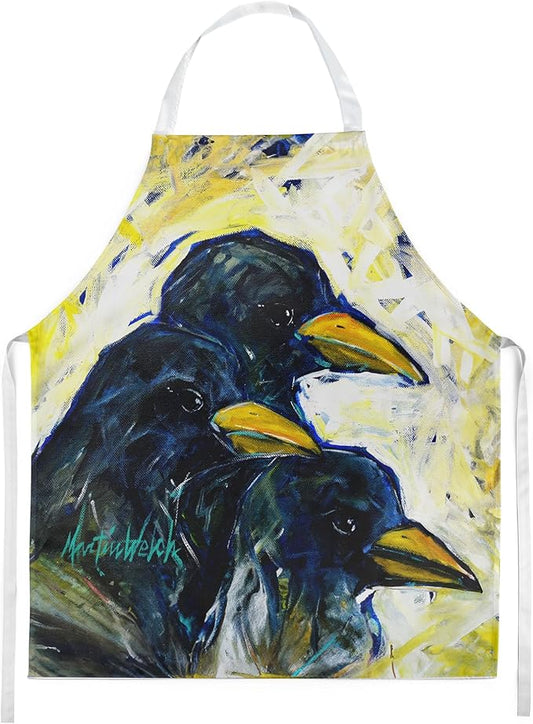 Caroline's Treasures Baked In A Pie Crows Apron Cooking Kitchen Server Baking Crafts Gardening for Adult Women Men, Unisex, Large, Multicolor