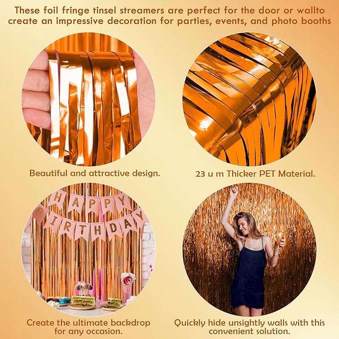 OHOME Thanksgiving Decorations -Thanksgiving Backdrop Streamers | Friendsgiving Decor for Indoor Outdoor Outside - Fall Porch Banner Essentials for Door Wall Party Favors Photo Booth Props,2 Pack