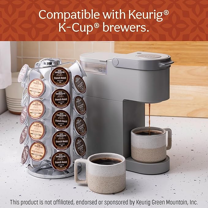 Don Francisco's Daybreak Blend Coffee Pods, 24 Count, Medium Roast, Compatible with Keurig Brewers