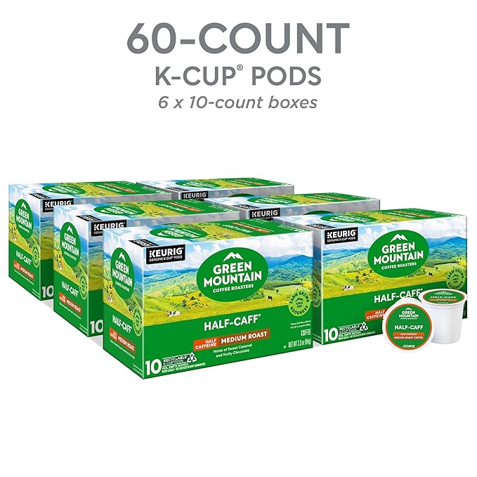 Green Mountain Coffee Roasters® Half-Caff, 60ct