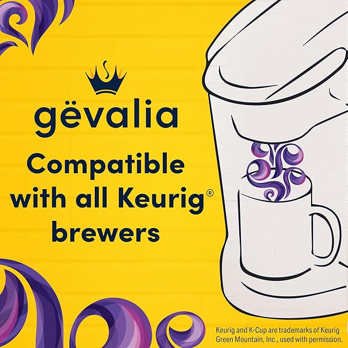 Gevalia Majestic Roast Bold Roast K‐Cup Coffee Pods, 10 ct Box
