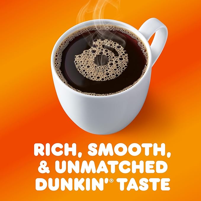 Dunkin' Original Blend Medium Roast Ground Coffee, 18 Ounce