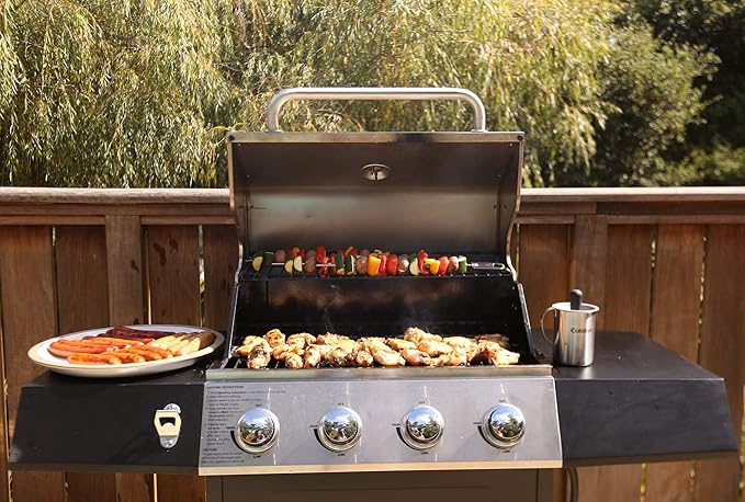 Cuisinart Sauce Pot and Basting Brush Set, 16 oz. Stainless Steel Grill Accessory with Silicone Basting Brush for Cooking & BBQ, Easy to Clean BBQ Accessories for Smoking and Grilling