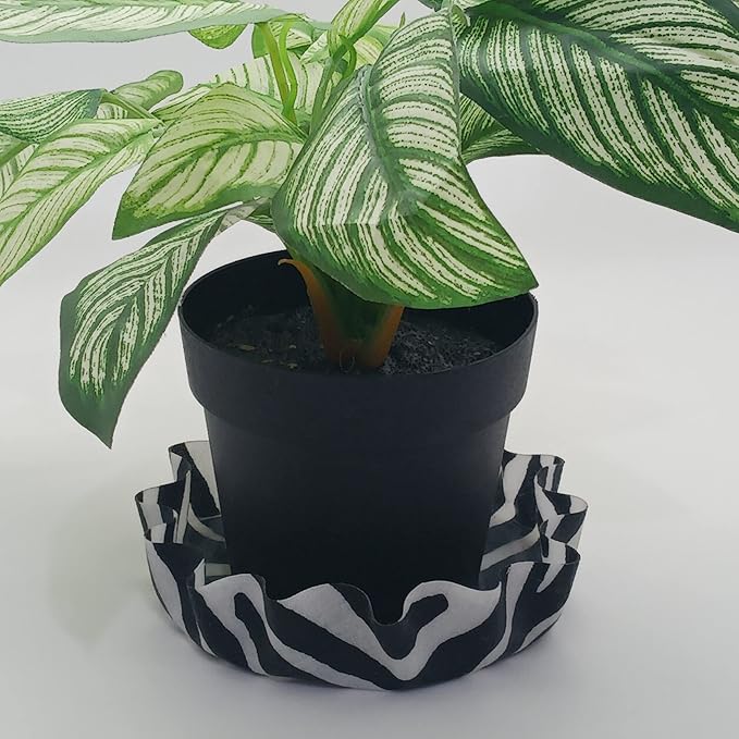 Andreas Silicone LP5-150 Zebra 5" Lillie Pad
