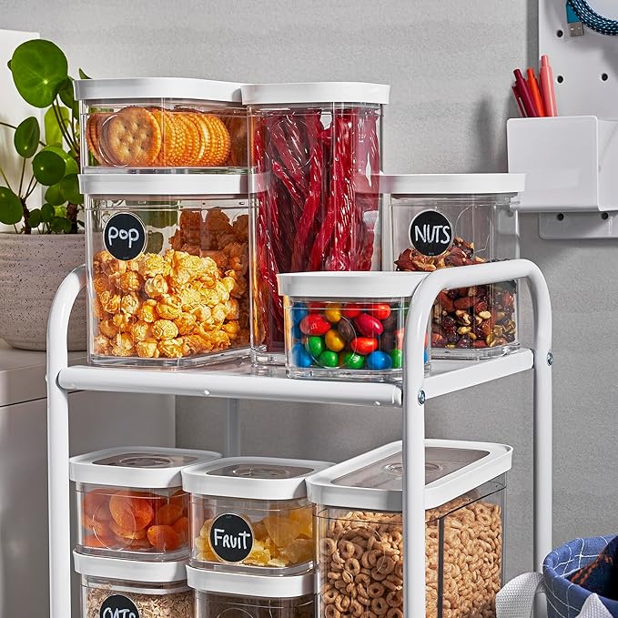 ZWILLING Fresh & Save Cube Box, Plastic, Airtight Dry Food Storage Container, Medium X-Tall Cube, 3M Container, 3-qt