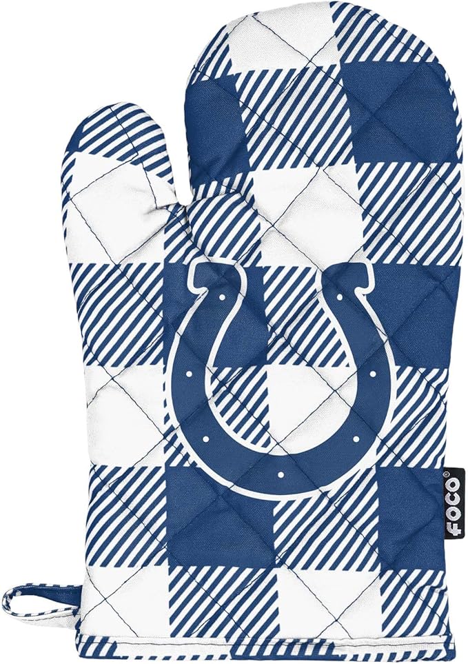 FOCO NFL Unisex-Adult NFL Team Logo Grilling Cooking Chef Gear - Oven Mitt