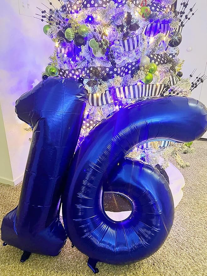 Numbers 26 Balloons, 26 Balloons, 26th Dark Blue Party Decorations 40 In Big 26th for Girl Boys Engagement, Wedding, Celebration Party, Graduations, Photo Shoot