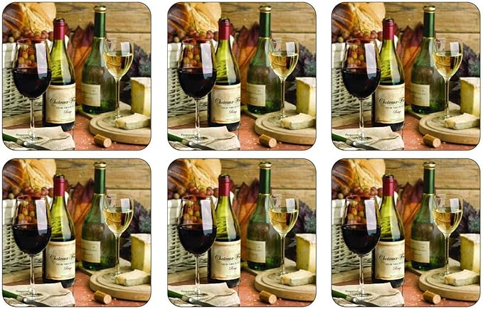 Pimpernel Coasters, One Size, Multicolor