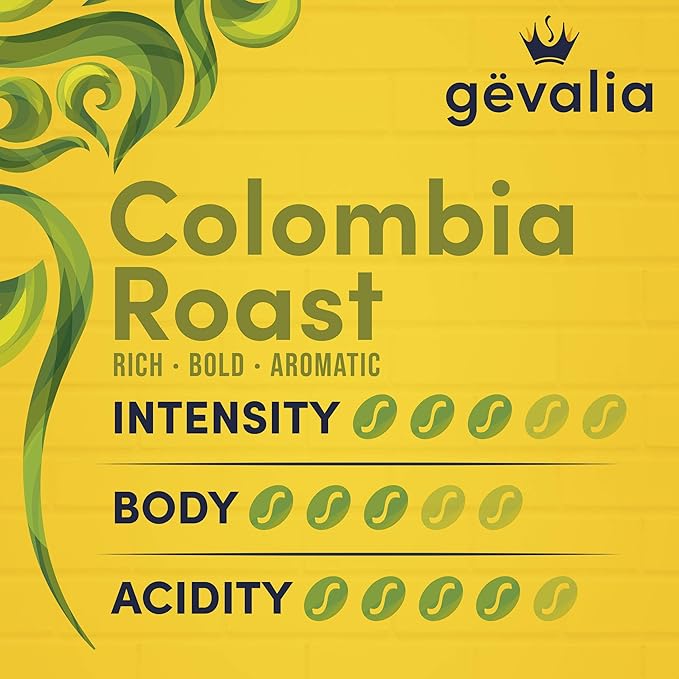 Gevalia Colombia Medium Roast Ground Coffee, 12 oz Bag (Pack of 3)