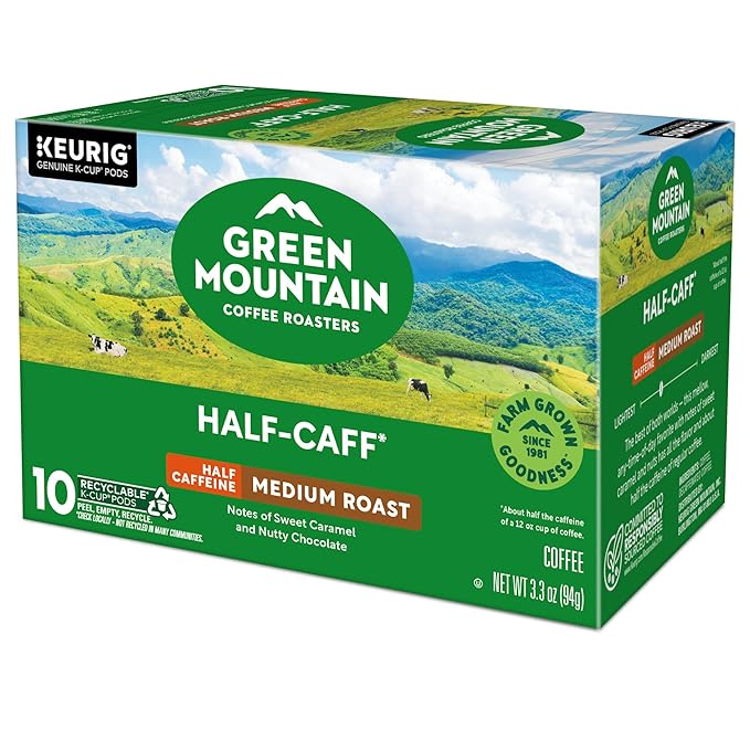 Green Mountain Coffee Roasters® Half-Caff, 60ct