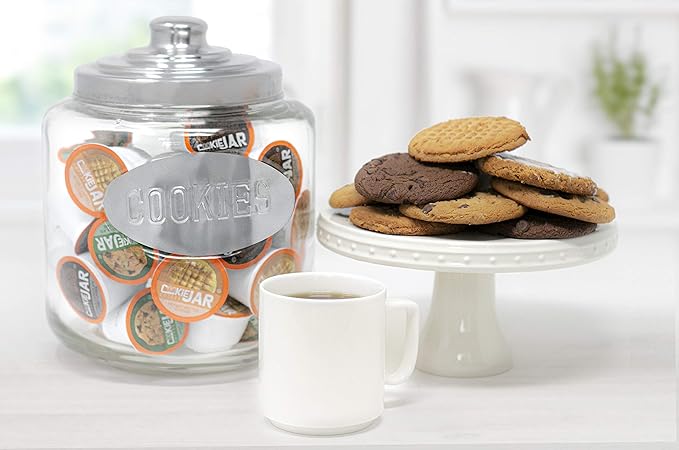 Cookie Jar Iced Oatmeal Flavored Coffee Pods for Keurig K Cup Brewers, 40 Count – Tasty Oatmeal Cookie Flavor in Every Sip, Ideal for a Sweet Coffee Break
