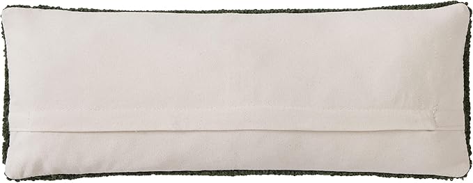 Camp Wandawega Trout Wool Hook Throw Pillow, Vintage Lodge Decorative Pillow, Oblong 8x22