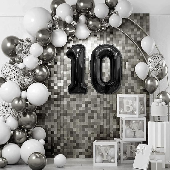 2026 Balloons 40 Inch Black 2026 Balloon Numbers 2026 Foil Balloon 2026 Decorations Graduation Balloons 20 22 26 60 62 Balloon Numbers for New Year Birthday Anniversary Decorations