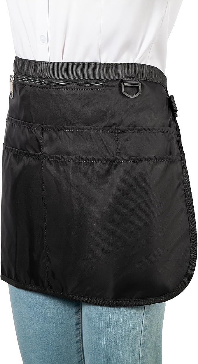 Bafelia Waterproof Cleaning Apron with 7 Pockets, Cleaning Supplies for Housekeeping, Lightweight and Durable Maid Apron