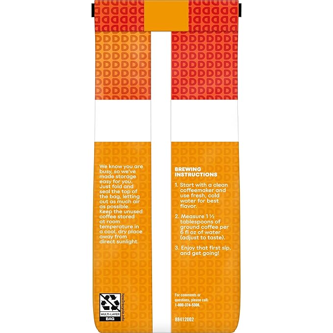 Dunkin' Caramel Me Crazy Ground Coffee, 11 Ounces