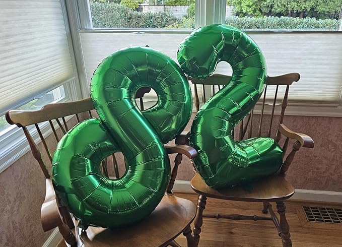 Number 6 Balloons Dark Green Party Decorations for Girl Boys, 40 In Big 6th Balloons for Engagement, Wedding, Celebration Party, Graduations, Photo Shoot