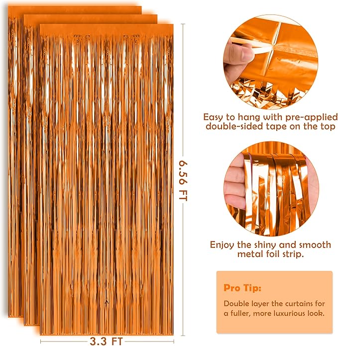 OHOME Thanksgiving Decorations -Thanksgiving Backdrop Streamers | Friendsgiving Decor for Indoor Outdoor Outside - Fall Porch Banner Essentials for Door Wall Party Favors Photo Booth Props,2 Pack