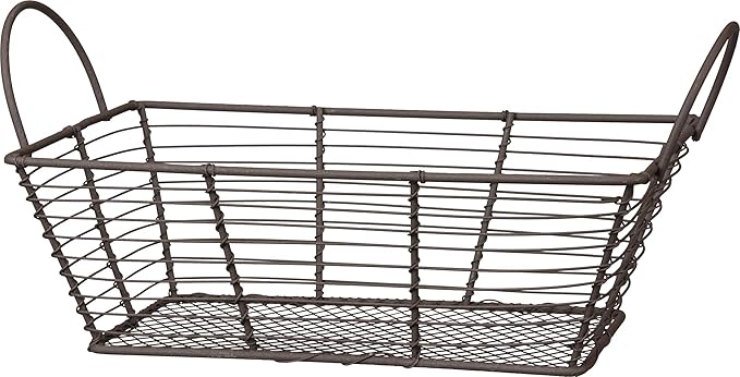 Primitives by Kathy 103183 Rustic Wire Basket, Small