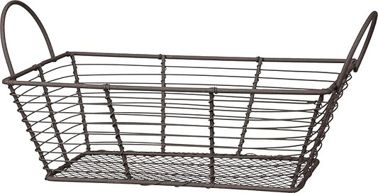 Primitives by Kathy 103183 Rustic Wire Basket, Small