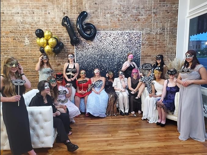 20 Balloons Number, 20th Birthday Decorations for Women Men, Numbers 20 Balloons 40 In Black Birthday Party Decorations for Wedding, Celebration Party, Graduations