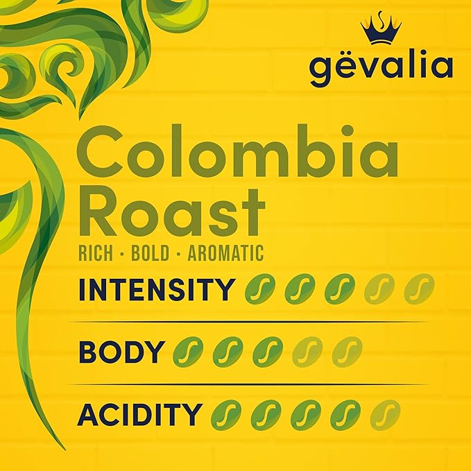 Gevalia Colombia Medium Roast K-Cup Coffee Pods, 22 ct Box