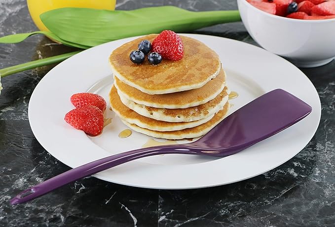 Calypso Basics by Reston Lloyd Melamine Utensil Set, 4-Piece, Plum (81502)