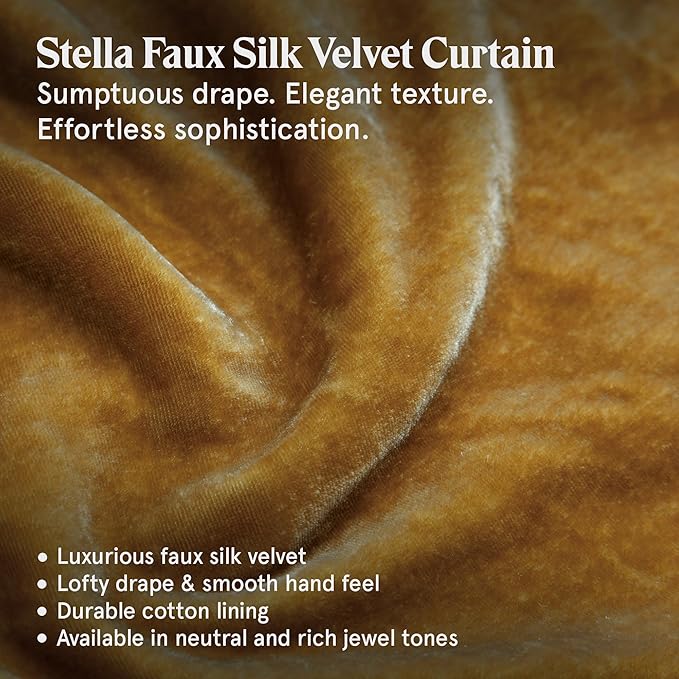 HiEnd Accents Stella Faux Silk Velvet Embroidered Lumbar Pillow, 14x24 inch, Saffron, Romantic Western Modern Traditional Style Luxury Bedding, Decorative Throw Pillow