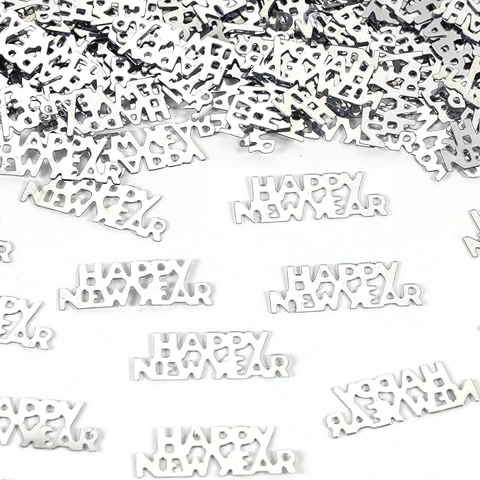 500 Pcs New Year Confetti, Gold 2026 Table Shiny Confetti Glitter for Happy New Year Decorations 2026 New Years Eve Table Decorations