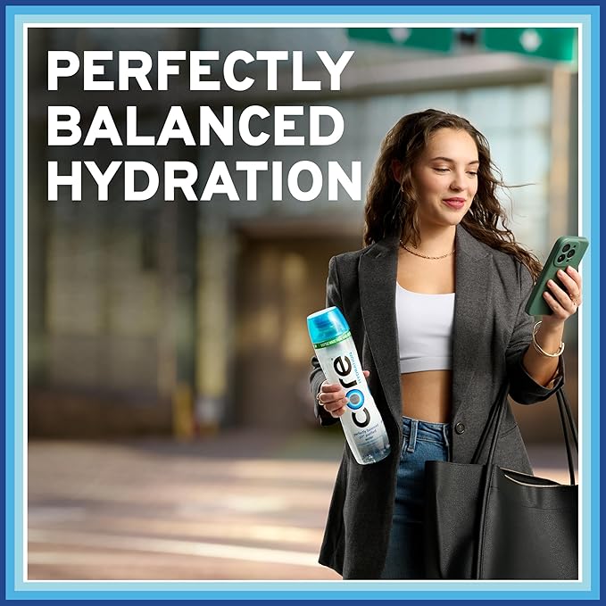 Core Hydration Perfectly Balanced Water, .5 L bottles, 24 Count (4 Packs of 6)