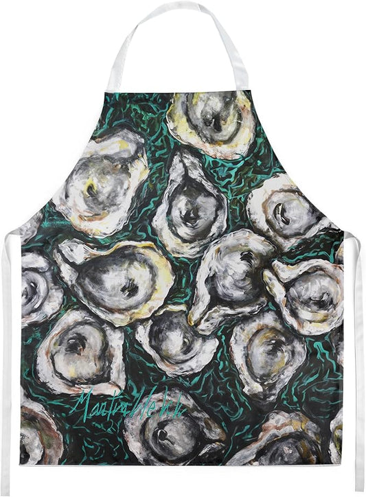 Caroline's Treasures Oyster Lily Apron Cooking Kitchen Server Baking Crafts Gardening for Adult Women Men, Unisex, Large, Multicolor